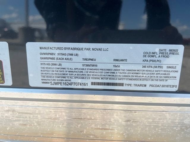 2023 PACE CARGO FLAT SE 7X16 Base